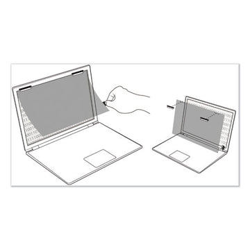 3M™ Frameless Blackout Privacy Filter For 20.1" Widescreen Monitor, 16:10 Aspect Ratio freeshipping - TVN Wholesale